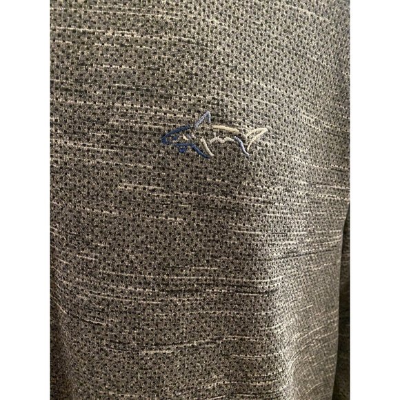 Greg Norman Mock Neck 1/4 Zip Pullover Heather Gray EUC Medium Weight Sz Med - Picture 6 of 8